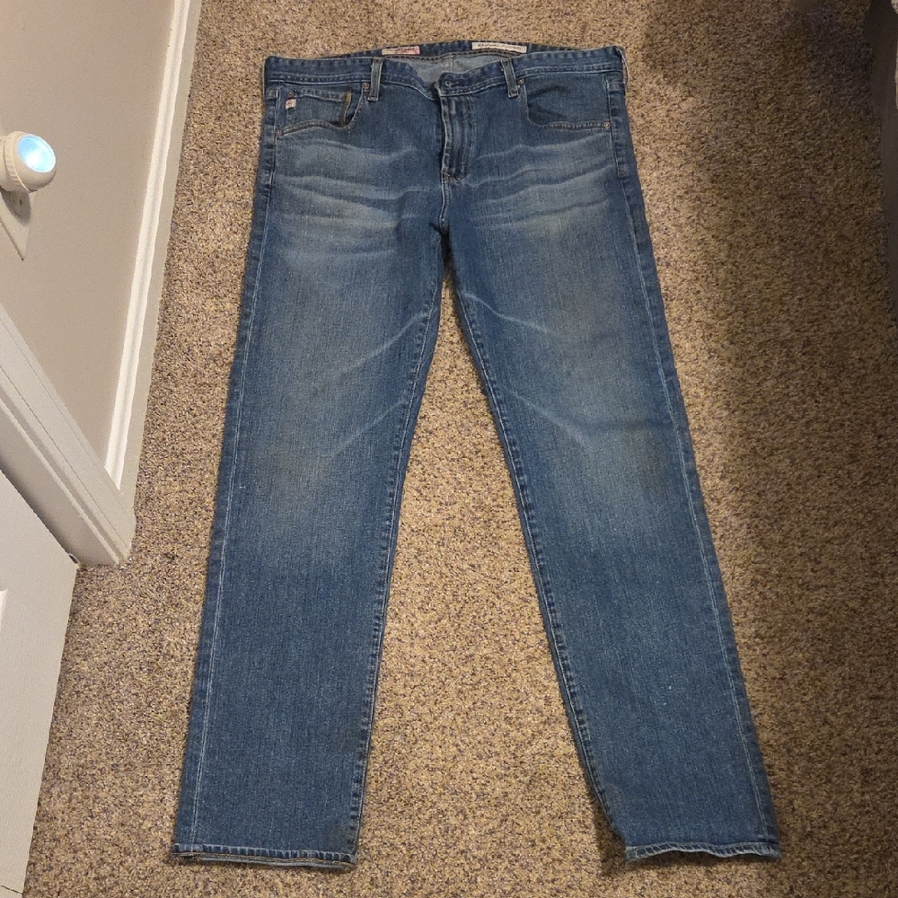 AG Adriano Goldschmied Straight-Leg Denim Jeans